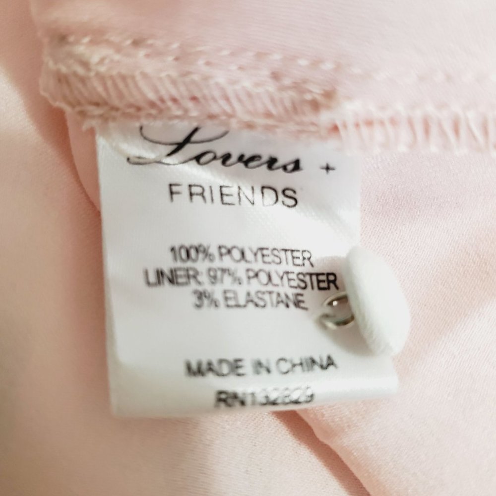 Lovers + Friends Gingham Mini Halter Picnic Dress, Sz M - Picture 12 of 12